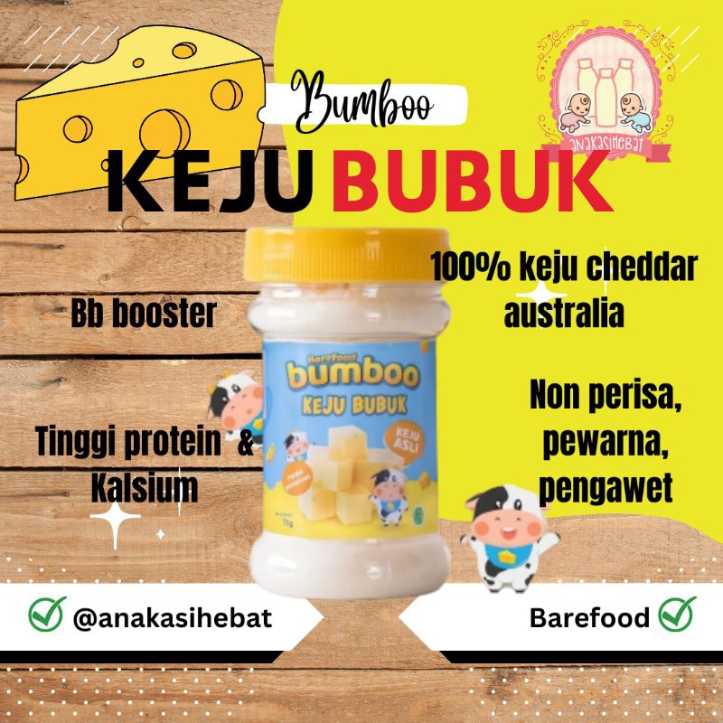 

BUMBOO Keju Bubuk Mpasi 75gr