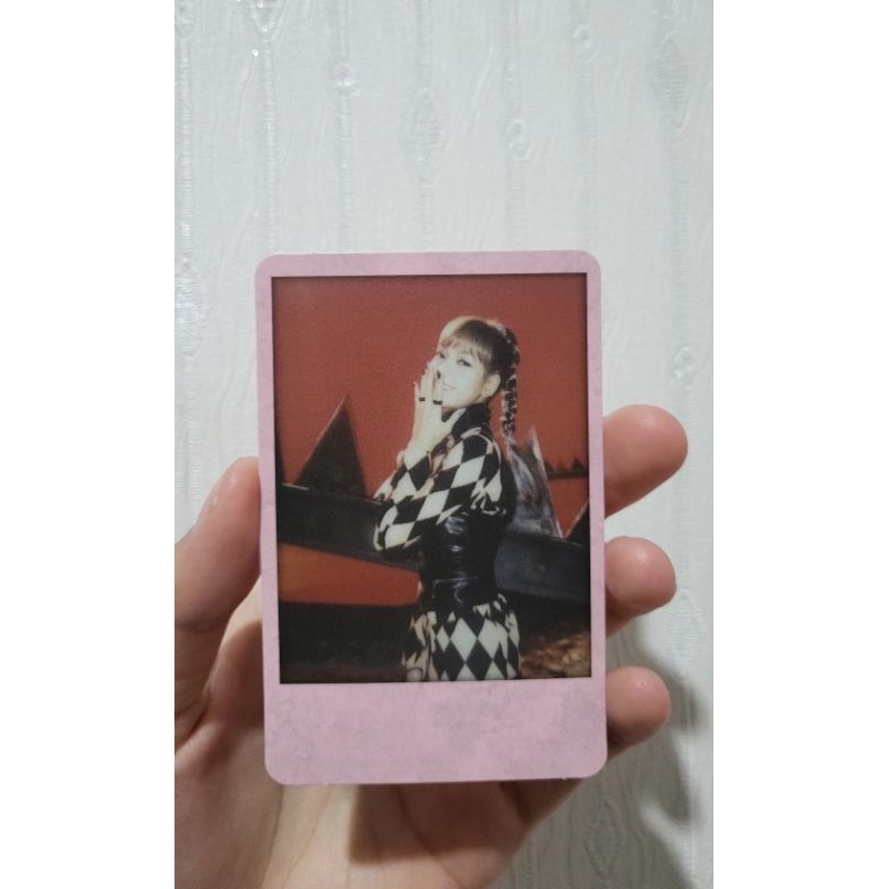 PHOTOCARD BLACKPINK LISA KILL THIS LOVE (KTL)