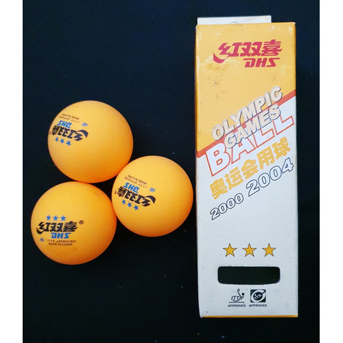 Bola Pingpong DHS Impor isi 3bh 40mm