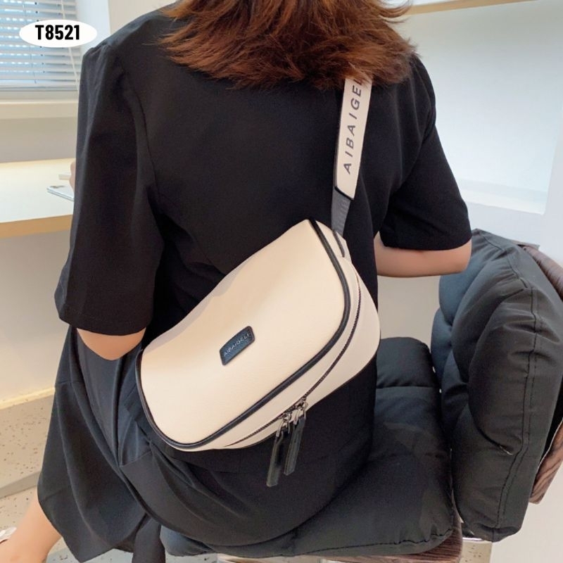 [IMPORT] T8521 - TAS SELEMPANG WANITA FASHION IMPORT - 76BAGSTORE