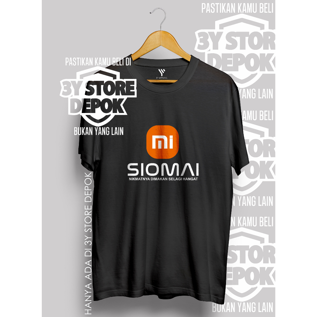 KAOS PLESETAN SIOMAY / PRIA/WANITA/-YAYAYA STORE DEPOK