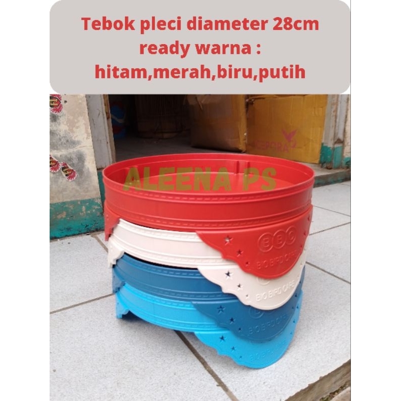 tatakan / tebok kandang pleci besi diameter 28cm
