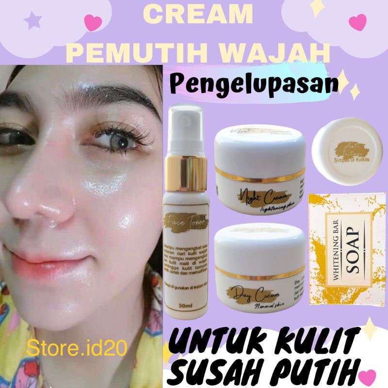 CREAM WAJAH AMPUH/CREAM FLEK/CREAM SUSAH PUTIH/CREAM WAJAH JERAWAT/CREAM PEMUTIH WAJAH/CREAM KULIT B
