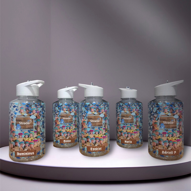 TUMBLER BOTOL MINUM BESAR PLASTIK CUSTOM STARBUCKS 1 liter