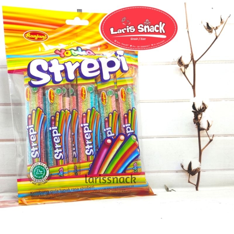 

Youka Strepi Permen Warna Warni Isi 20 pcs