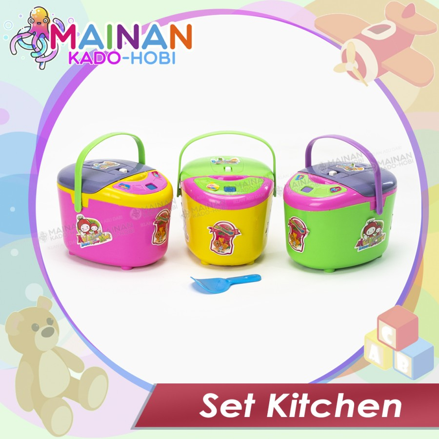 KADO MAINAN ANAK PEREMPUAN SET KITCHEN ALAT MASAKAN RICE COOKER