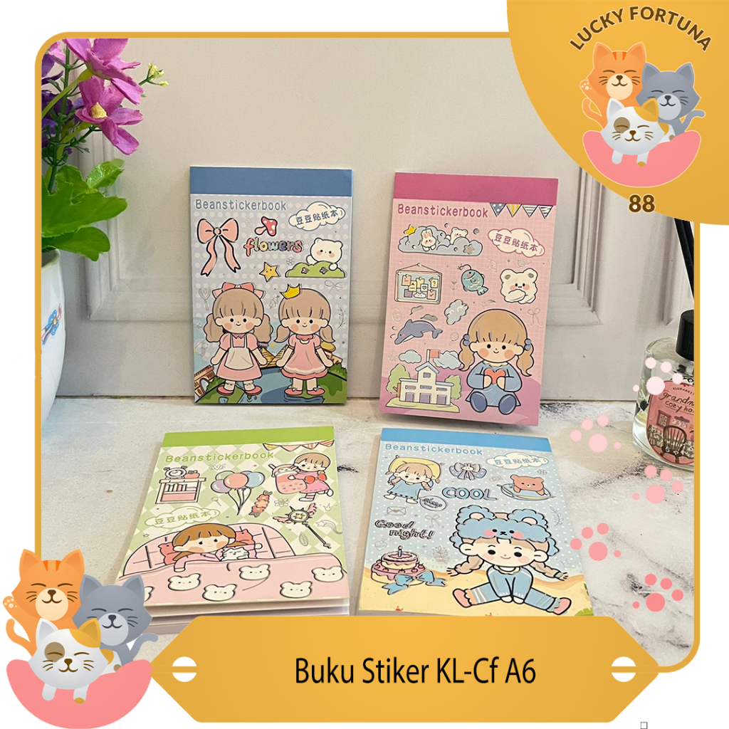 

buku stiker Kl-Cf A6 Buku Stiker KL-CF Ukuran A6 KL-CF Buku Stiker A6 Buku Stiker Anak Ukuran A6 KL-CF Stiker Edukasi A6 KL-CF