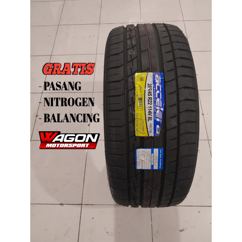 BAN ACCELERA IOTA ST68 285 45 R22 - BAN MOBIL PAJERO FORTUNER R22