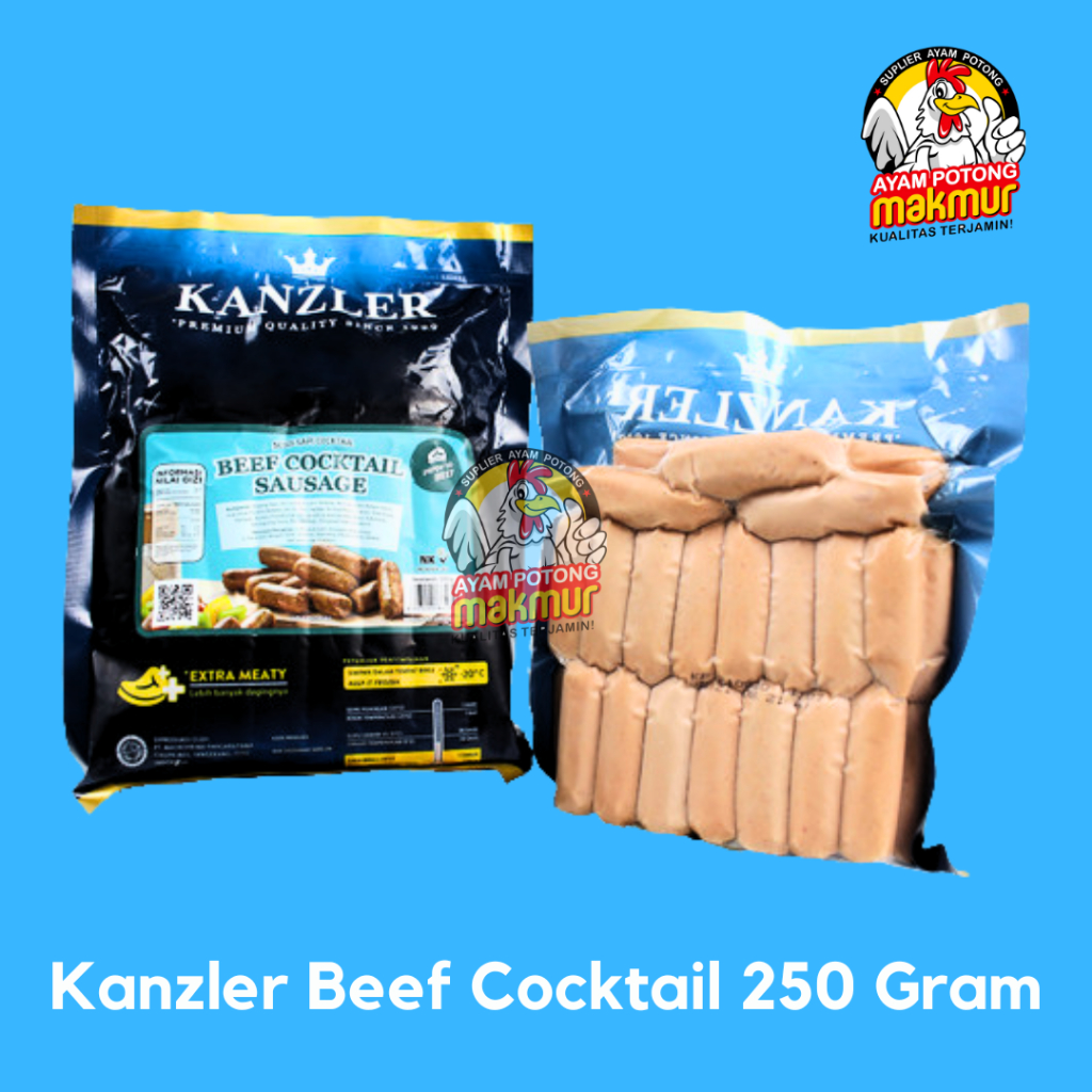 

Kanzler Beef Cocktal 250 Gram
