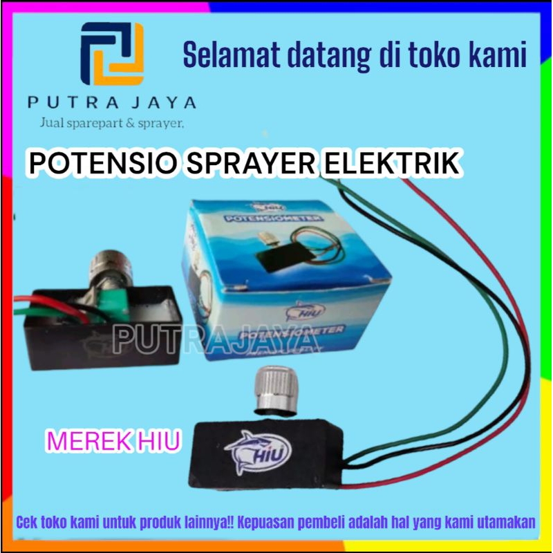 POTENSIO SPRAYER ELEKTRIK MEREK HIU ORIGINAL