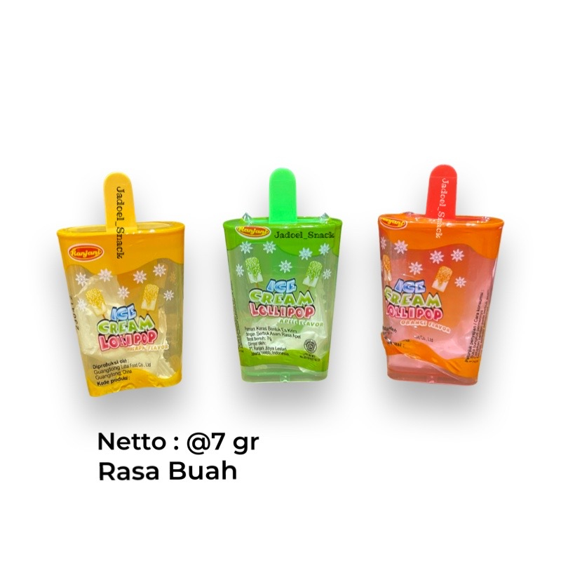 

Permen Sour Ice Cream Candy Lolipop 7 Gr Rasa Buah by Jadoel_Snack