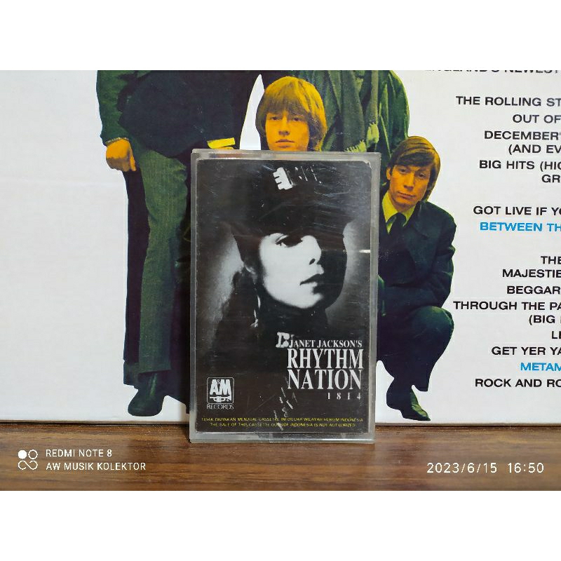 Kaset Pita : JANET JACKSON'S - RHYTHM NATION 1814.
