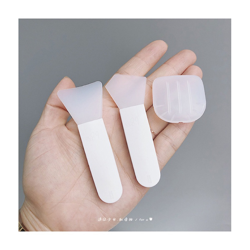 Spatula masker wajah brush aplikator kuas masker