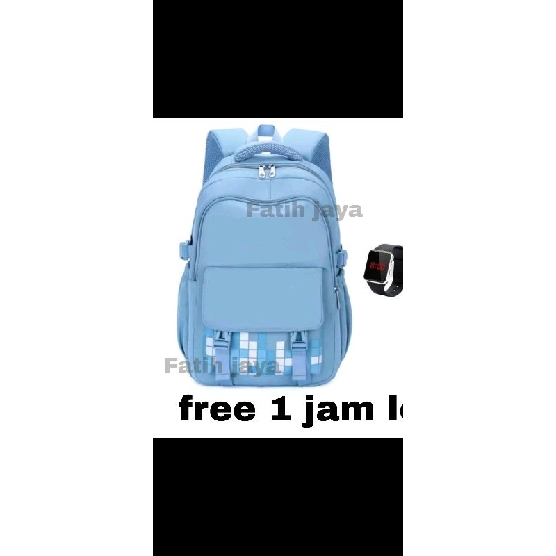 tas anak perempuan - tas sekolah anak - tas anak cewek - ransel sekolah anak - tas anak lucu (FREE JAM LED)