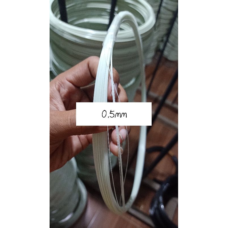 Jeruji fiber putih 0.5mm untuk sangkar kecil fiber terkecil