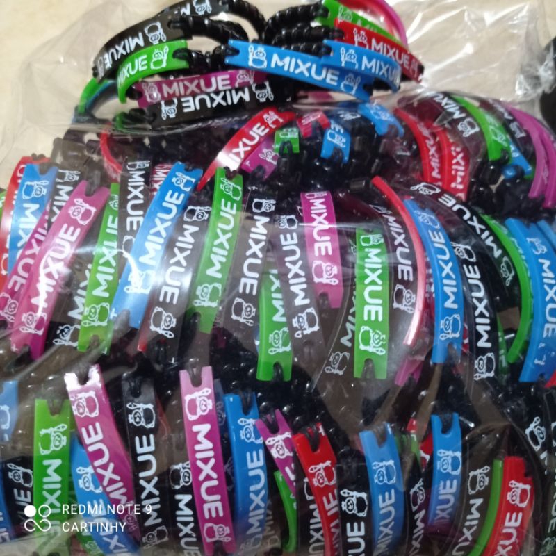 gelang mixue akrilik sablon varian motif#cartinhy