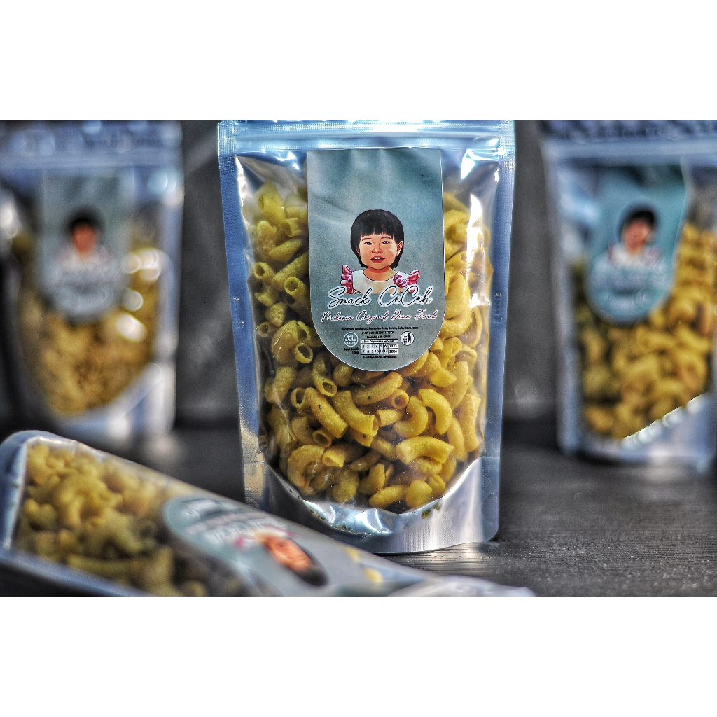 

Snack Ceceh MAKARONI / BASRENG ORIGINAL Daun Jeruk Camilan Cemilan Gurih makaron jagung