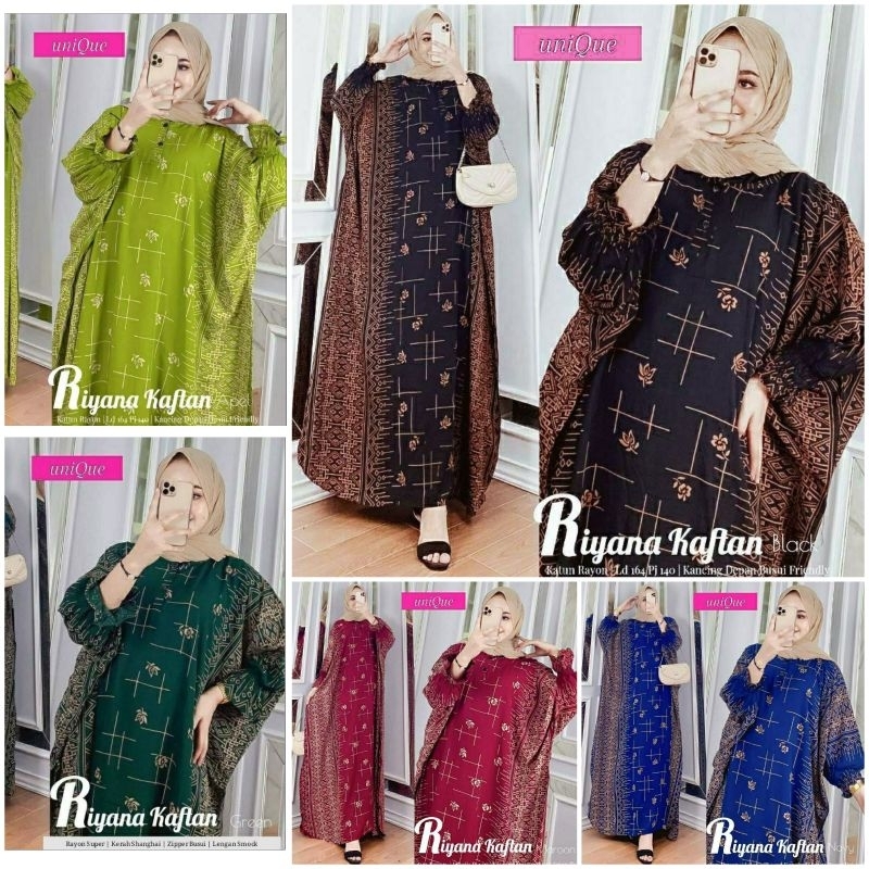 Kaftan Riyana Jumbo/Gamis Kaftan Riyana Jumbo/Kaftan Riyana Modern/Kaftan Riyana