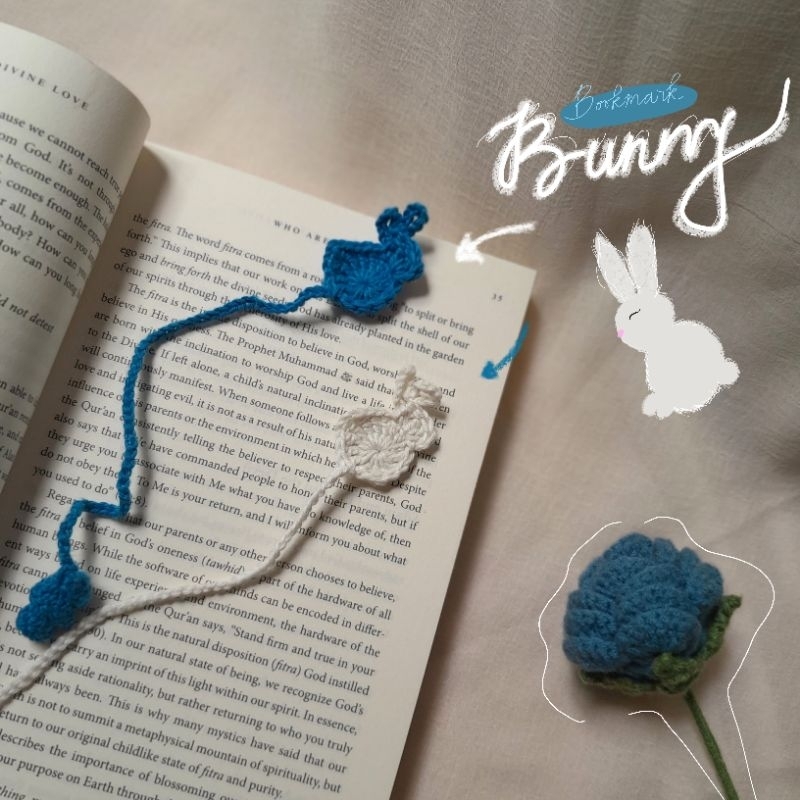 

Bunny Bookmark Crochet