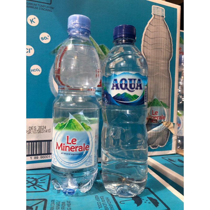 

Air Mineral Botol 600 ml Aqua Le Minerale