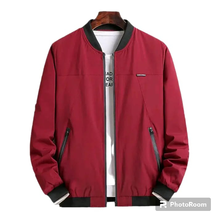 Jaket Bomber Kasual Waterproof M-XXL