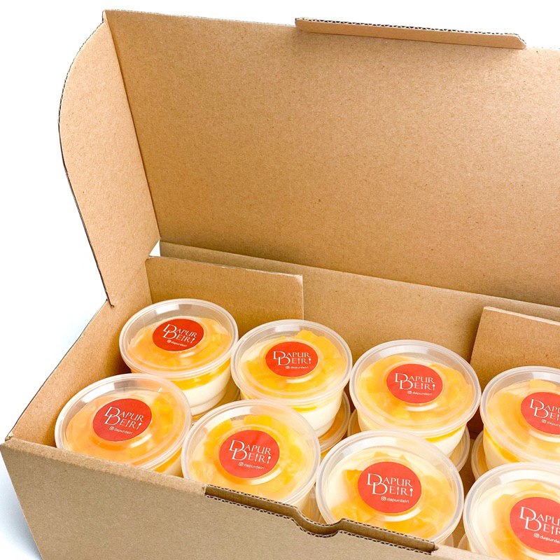 

Box Of 9, 12, Or 16 Peach Cocktail Pudding (Christmas Edition Available)