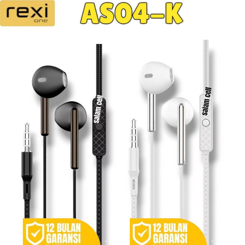 Headset Rexi AS04-K Double Bass 3D Surround Original Garansi Resmi
