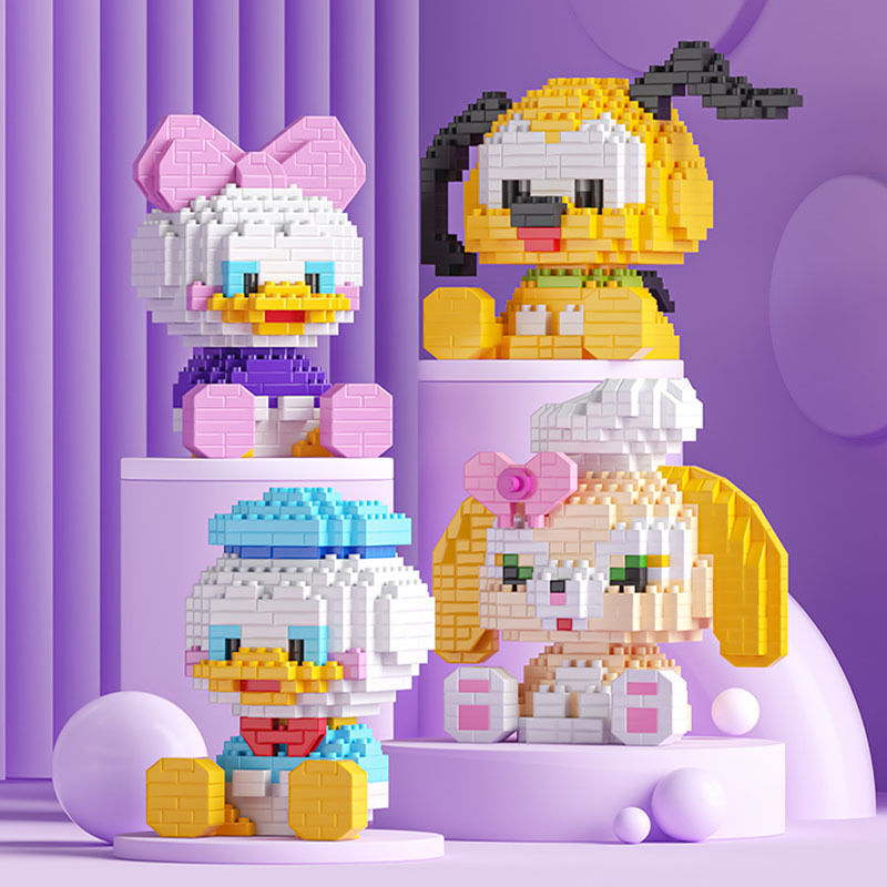 [Diskon 50%]Mainan Balok Susun Kartun Sanrio Kuromi Melody Cinnamoroll Pom Pompurin block Bersepeda 3D Nano Block Puzzle Building Bricks Mainan Blok Mainan Anak DIY Mainan Edukasi Yang Lucu Mainan Perempuan