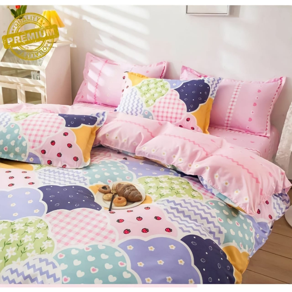 SPREI Bisa COD/bayar ditempat/Gratis Ongkir || SPREI KOTAK SEPRAI HOMEMADE SEPREI MOTIF POLOS EMBOS,120,160,180 (2sarban+2sargul) || SEPREI ANTI GESER Katun Premium / Sprei Single Aesthetic Monochrome/Disperse kotak hitam dan kotak putih Sprei sudut karet