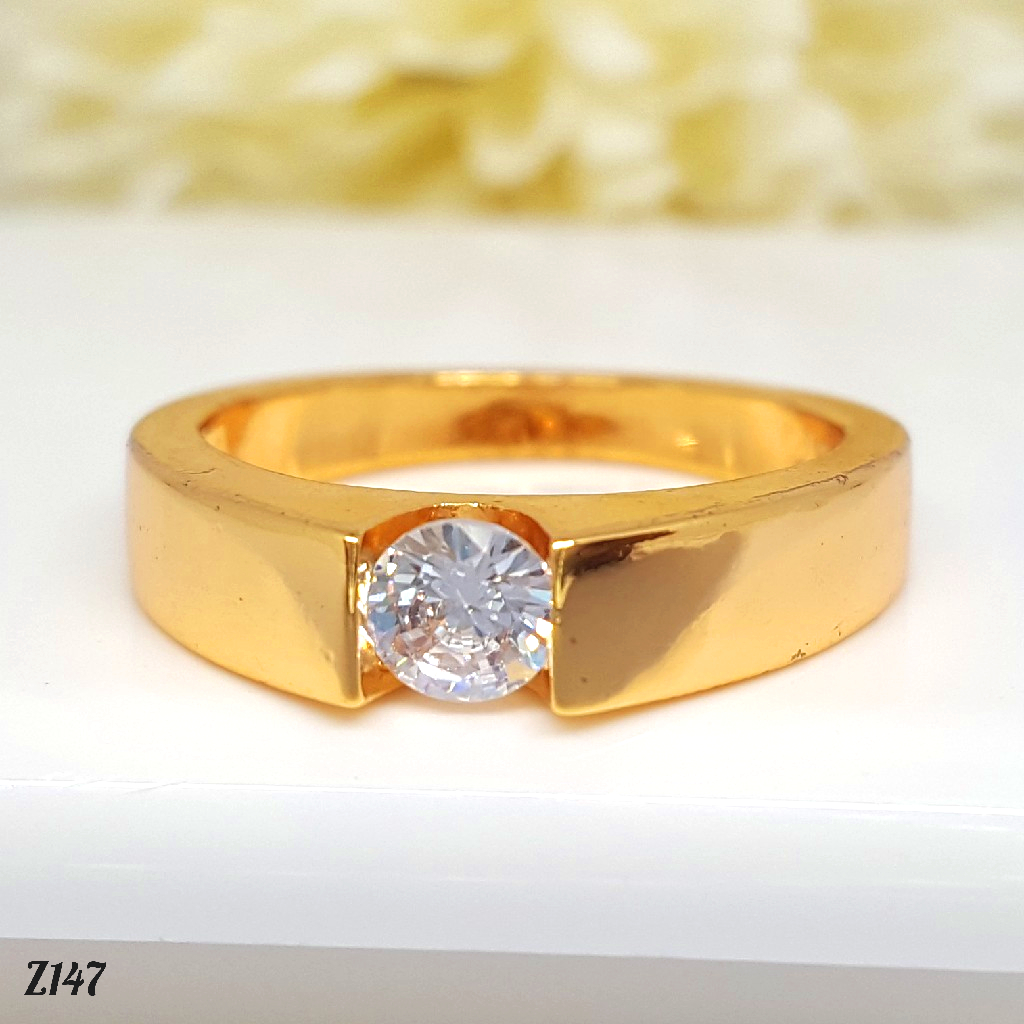 PGX Cincin Xuping Wanita Lapis Emas Aksesoris Perhiasan Fashion Premium - Z147