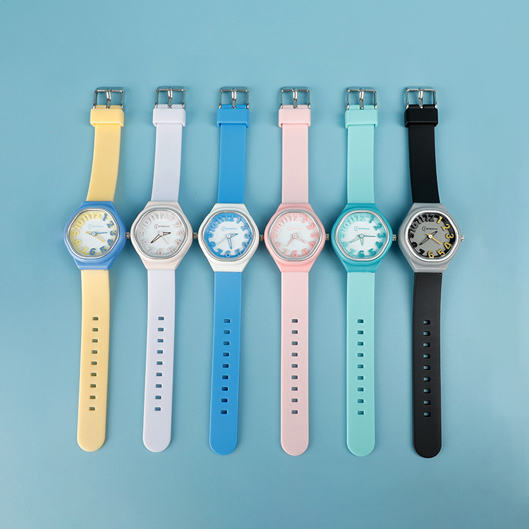 MINGRUI Jam Tangan Wanita Analog girl junior high school and elementary Jam Tangan Analog anak waterproof sport watch pointer type electronic watch male cute fashion simple