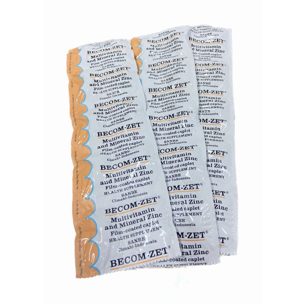 B  ECOM Z ET STRIP 10 TABLET Efektif Menjaga Daya Tahan Tubuh
