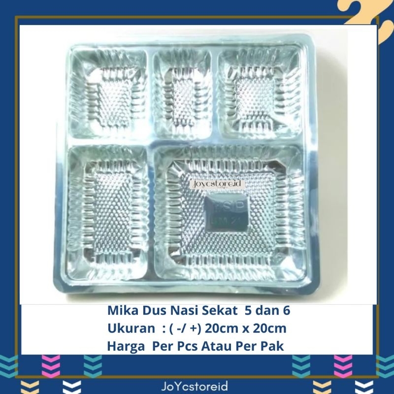 [10pcs] Mika Nasi 20cm x 20cm| Mika Dus Nasi