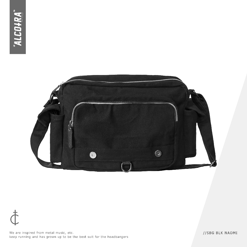 SBG BLK NAOMI // SLINGBAG HITAM NAOMI