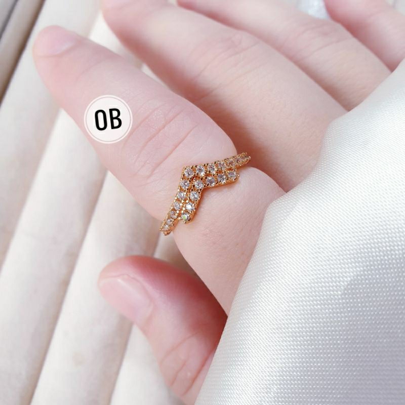 Cincin Wanita Xuping Fuji Piramidha Cantik Dan Simple N16062303