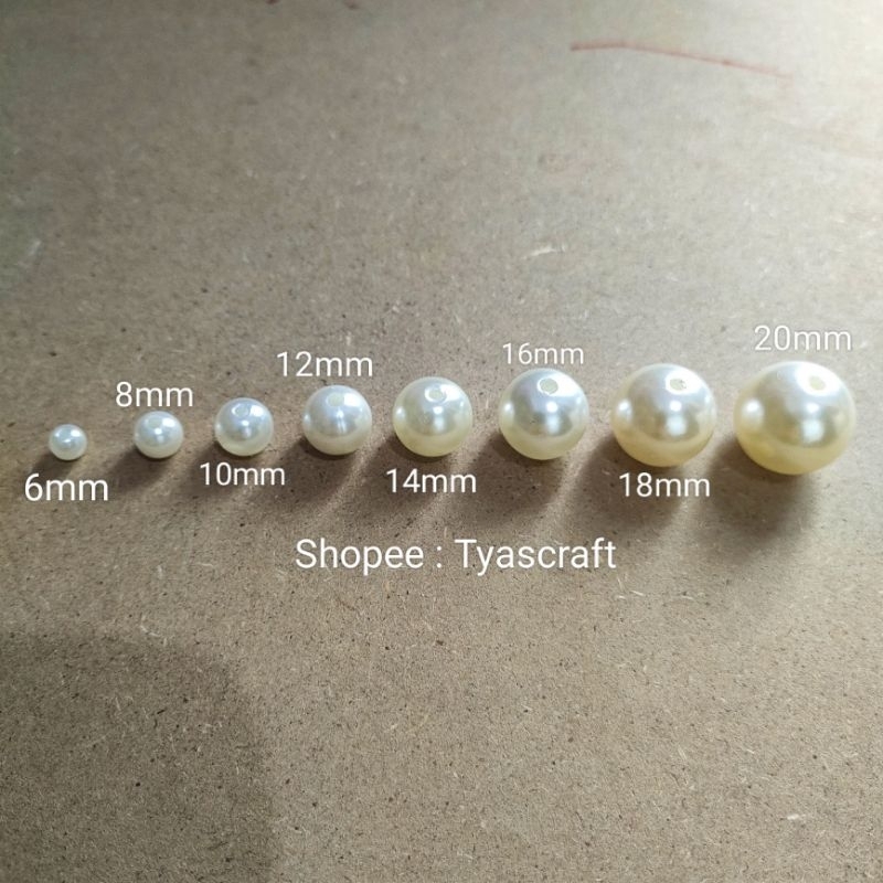 6-275pcs  mutiara ringan super abs