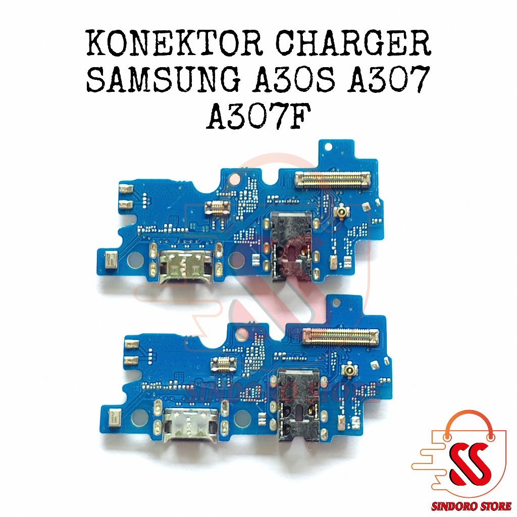 Konektor Charger Samsung A30s A307 A307f USB Papan Cas Mic Pcb Board