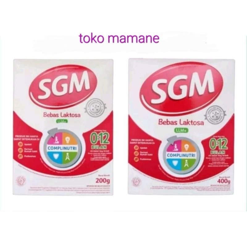 SGM LLM  200gr/400gr/susu bebas laktosa