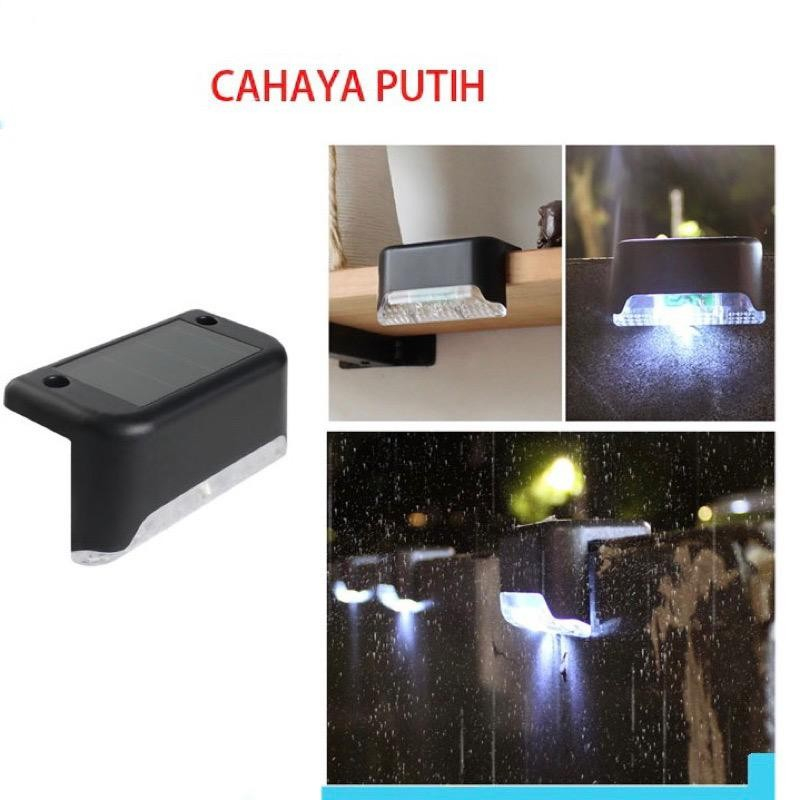 LAMPU LANTAI SOLAR DEK LED KOLAM TAMAN TERAS TANGGA PAGAR DEKORASI HALAMAN WATERPROOF TAHAN AIR DAN PANAS