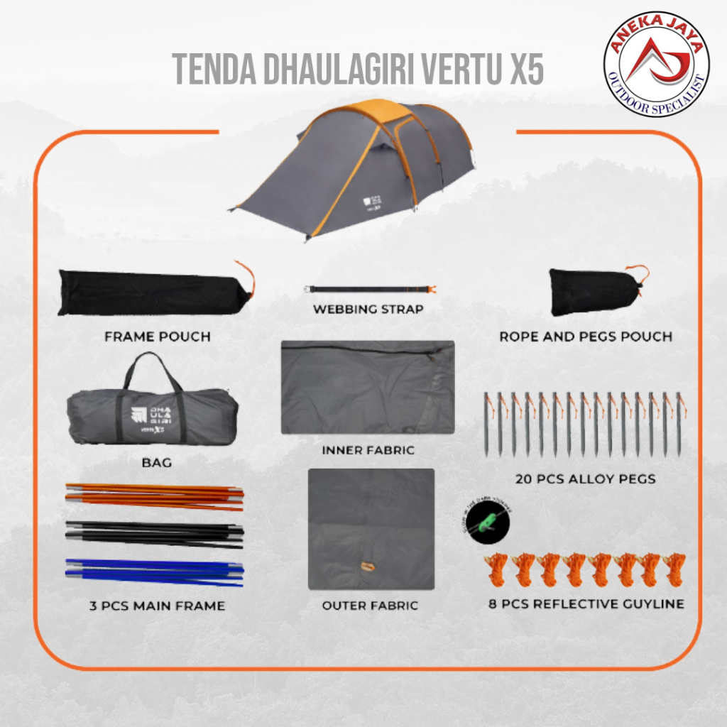 TENDA DHAULAGIRI VERTU X5