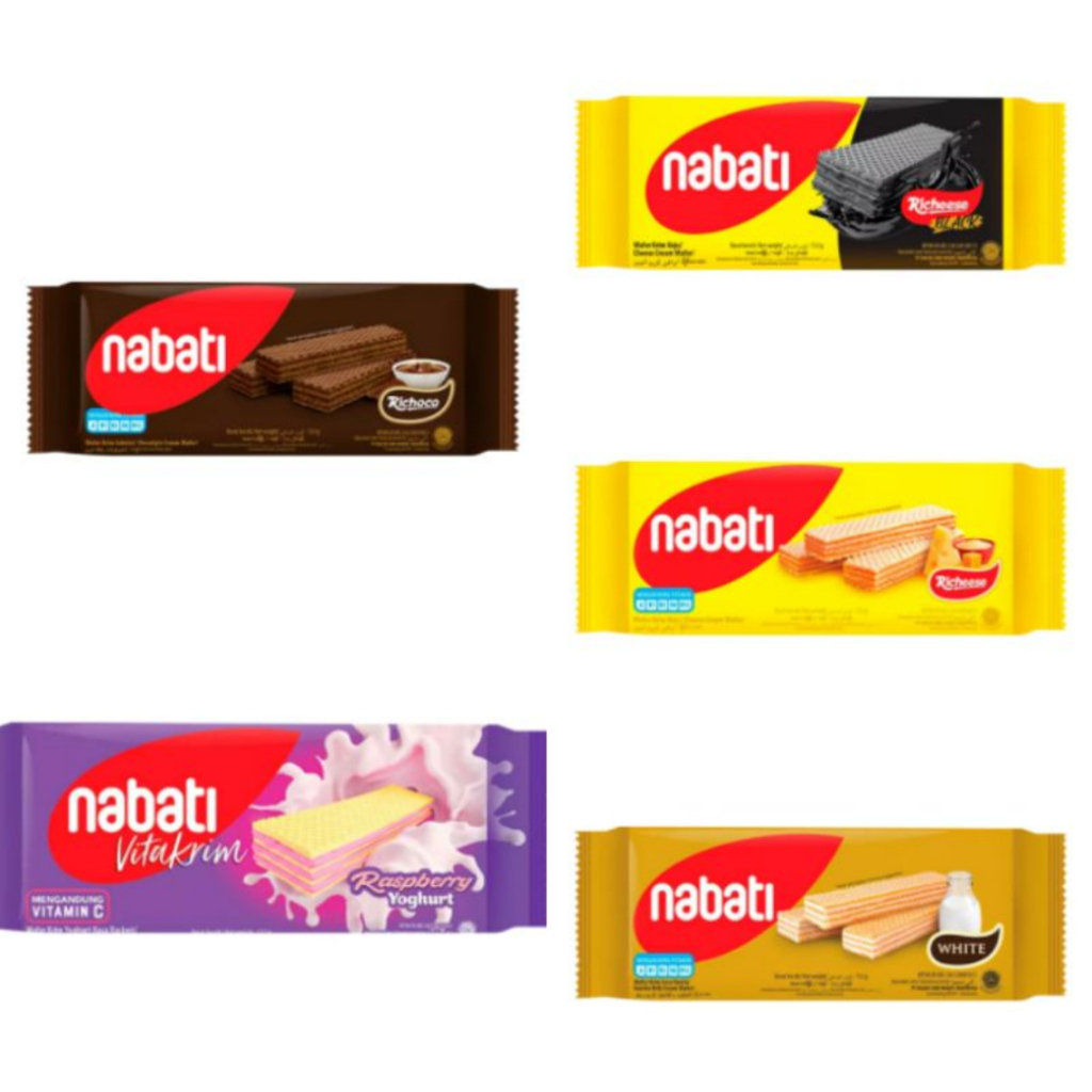 

ISI 60PCS WAFER nabati 39GR rasa coklat keju dll