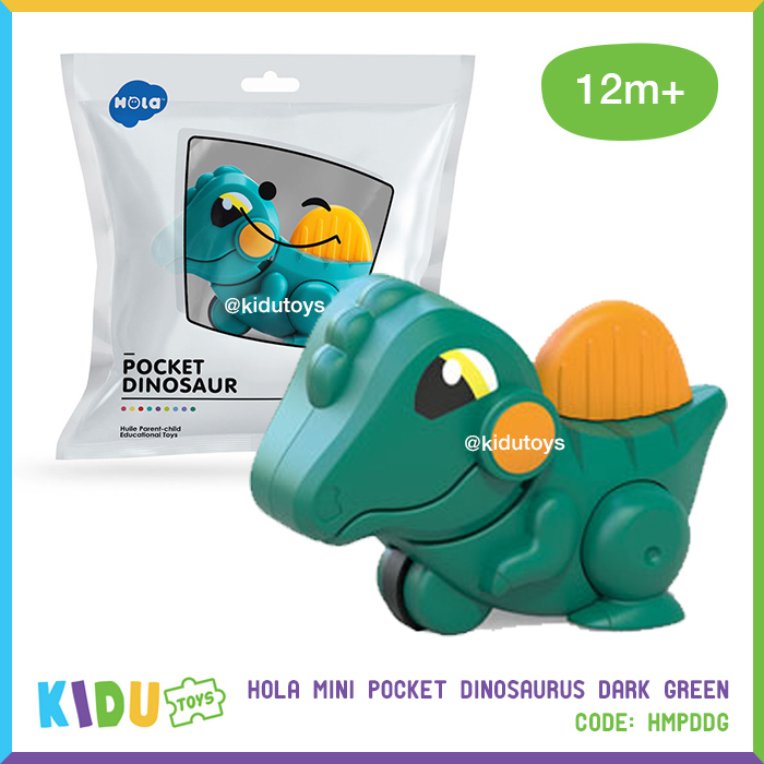 Mainan Anak Mini Figure Dinosaurus Hola Mini Pocket Dinosaurus Kidu Baby