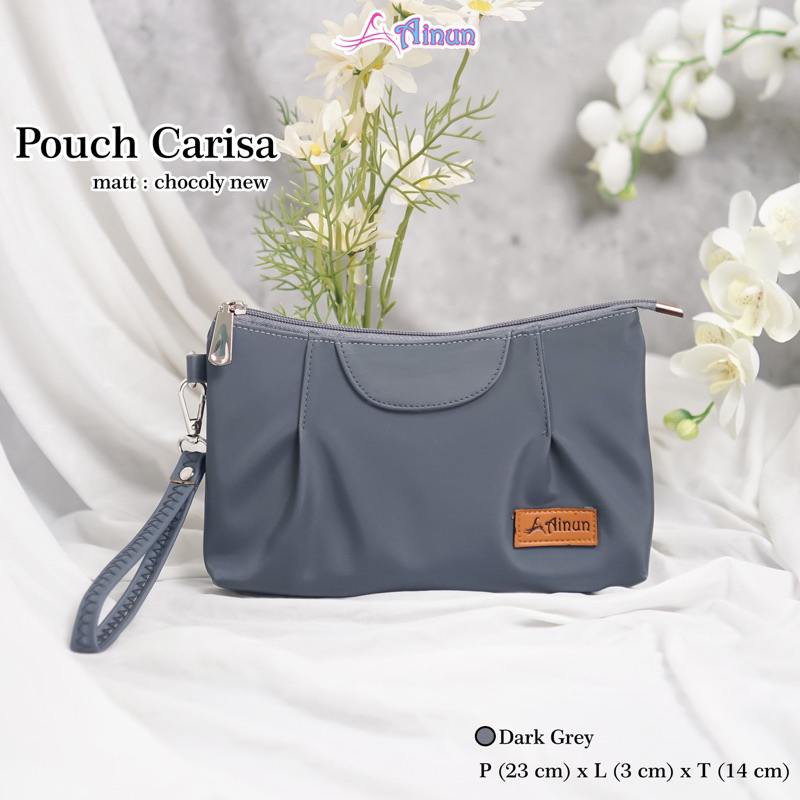 POUCH CARISA BY AINUN TAS WANITA MURAH BAHAN CHOCOLY