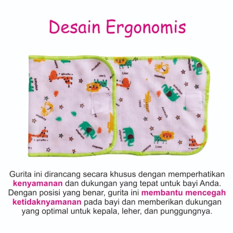 (3 PCS) Gurita Bayi Sablon | Gurita Bayi Rekat Motif Print