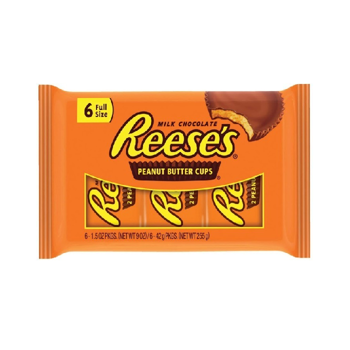 Coklat Reeses Reese's Milk Chocolate Peanut Butter Cups 255 Gram