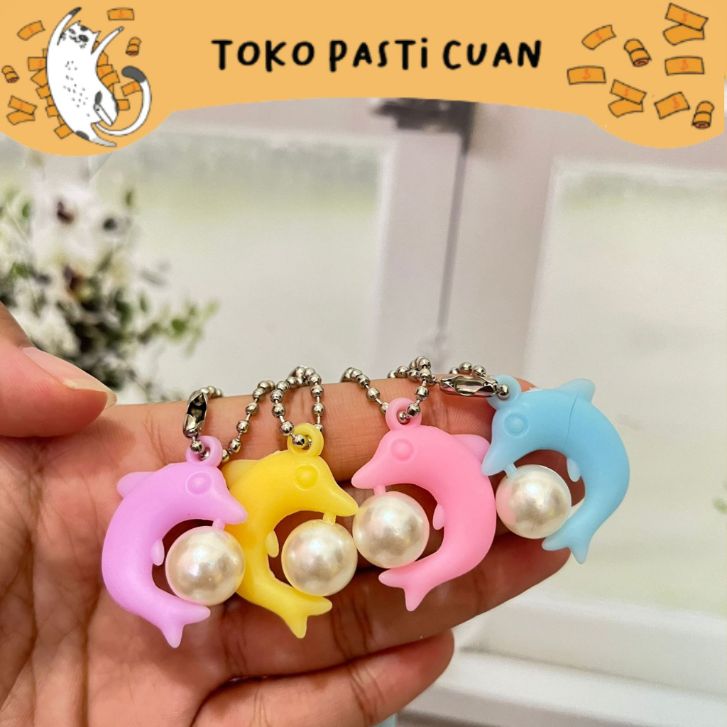 

pulpen bolpen gantungan dolphin kristal keperluan anak sekolah pen lucu imut keren pena unik fancy elegan bisa COD termurah import