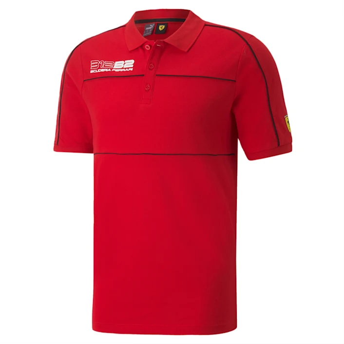 Kaos Puma Casual PUMA Ferrari Race Polo Rosso Corsa 535835 02