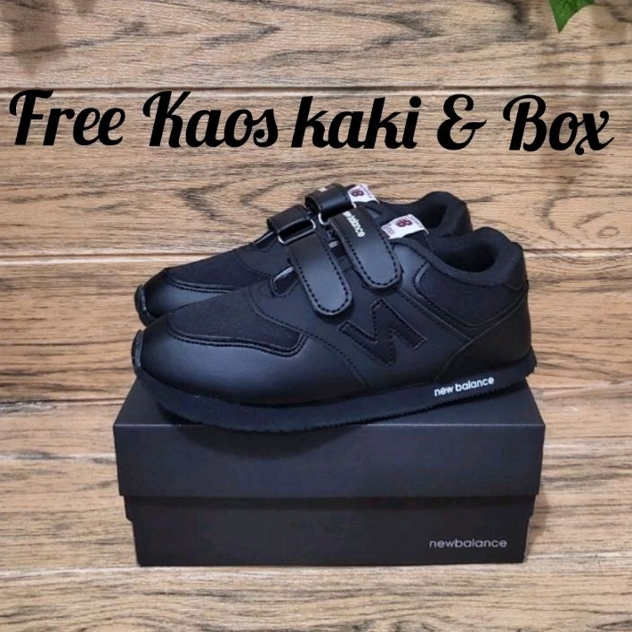 Kualitas Premium Sepatu Sekolah Anak Casual Sneakers Laki Laki Perempuan Unisex Sepatu Hitam Casual Grade Original