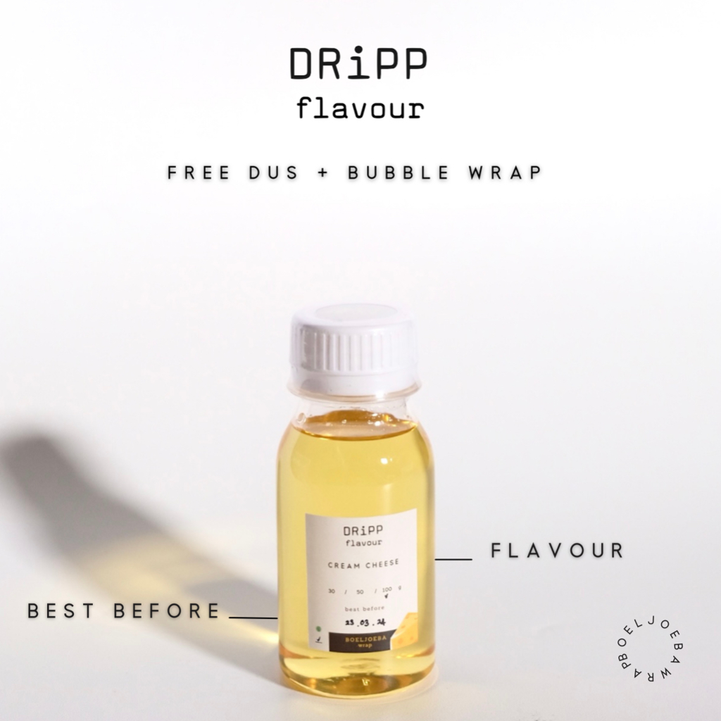 Dripp Cream Cheese Syrup Repack [30, 50, 100] g