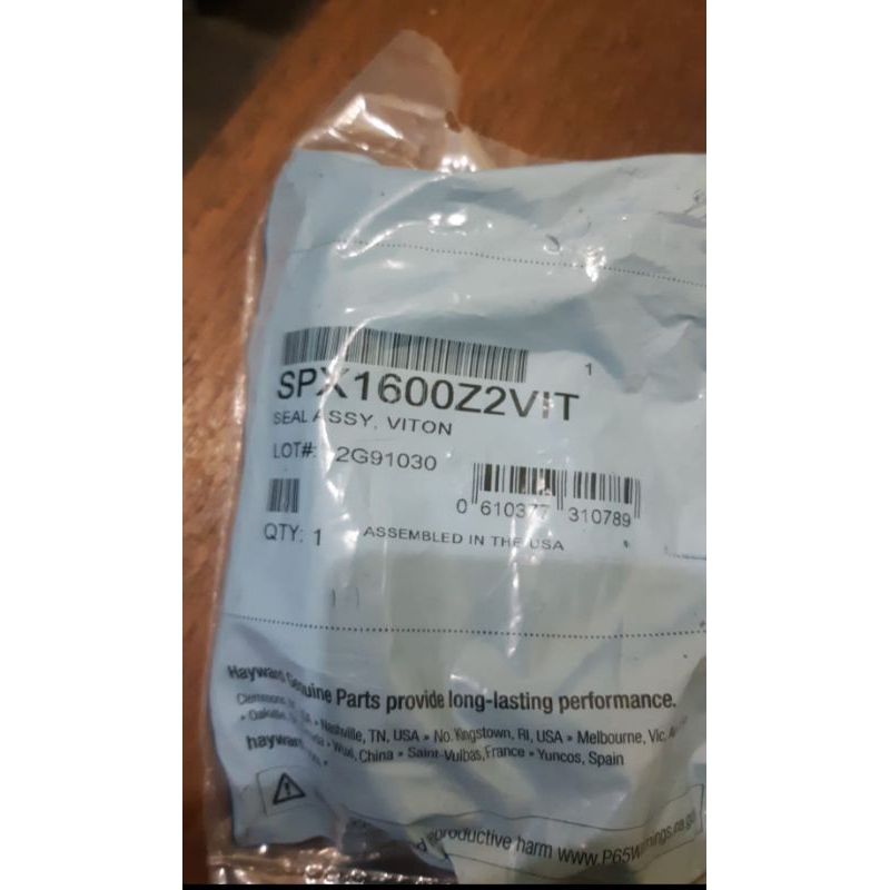 seal pompa hayward original untuk 1 Hp sampai 3 Hp hayward